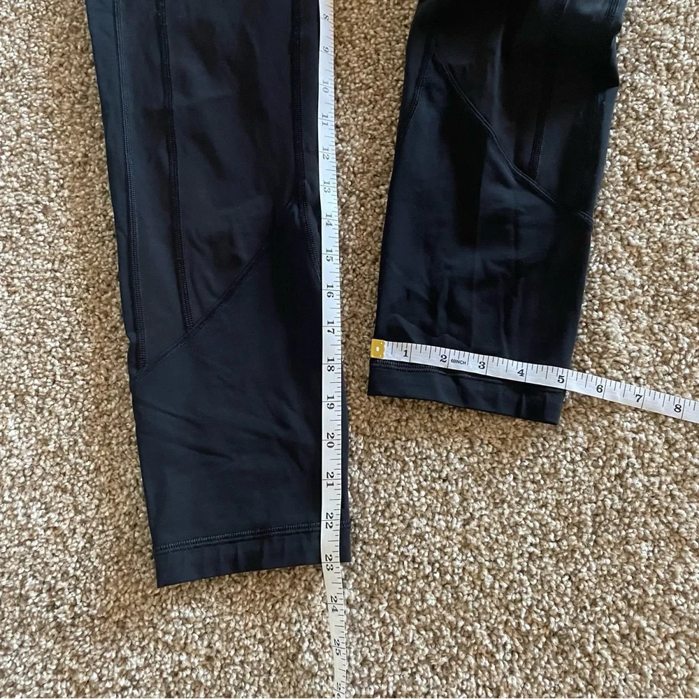 Lululemon All The Right Places Crop II *23" Inseam Women’s 8 Black Pockets - Picture 16 of 16